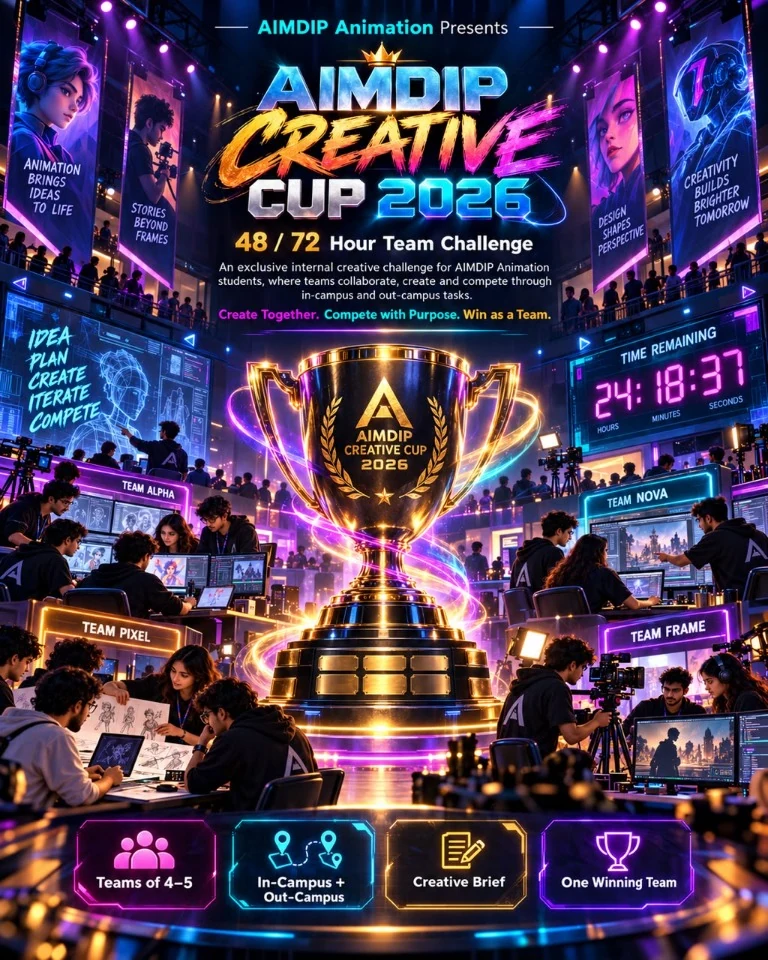 AIMDIP Creative Cup 2026 event poster