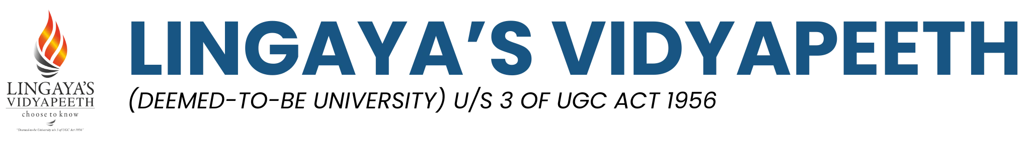 Lingaya’s Vidyapeeth logo