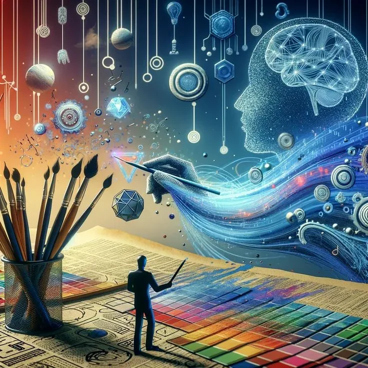 AI-assisted graphic design tools and artwork