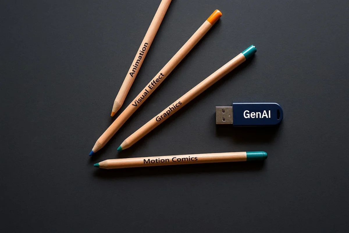 Creative tools and generative AI pencils