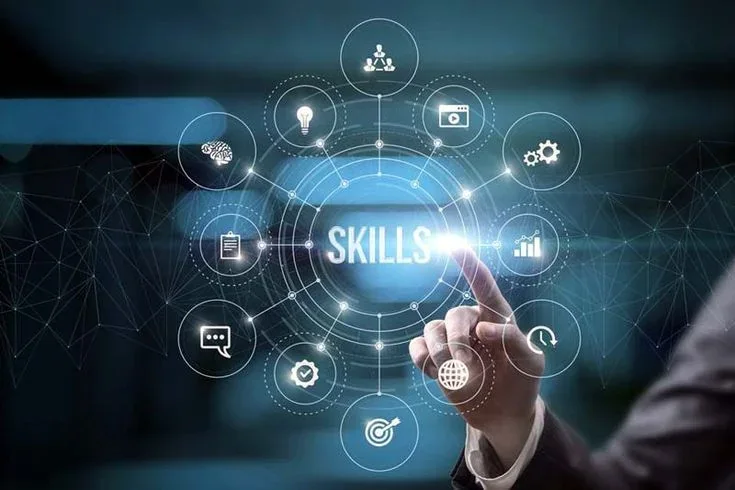 Creative skills and professional capability illustration